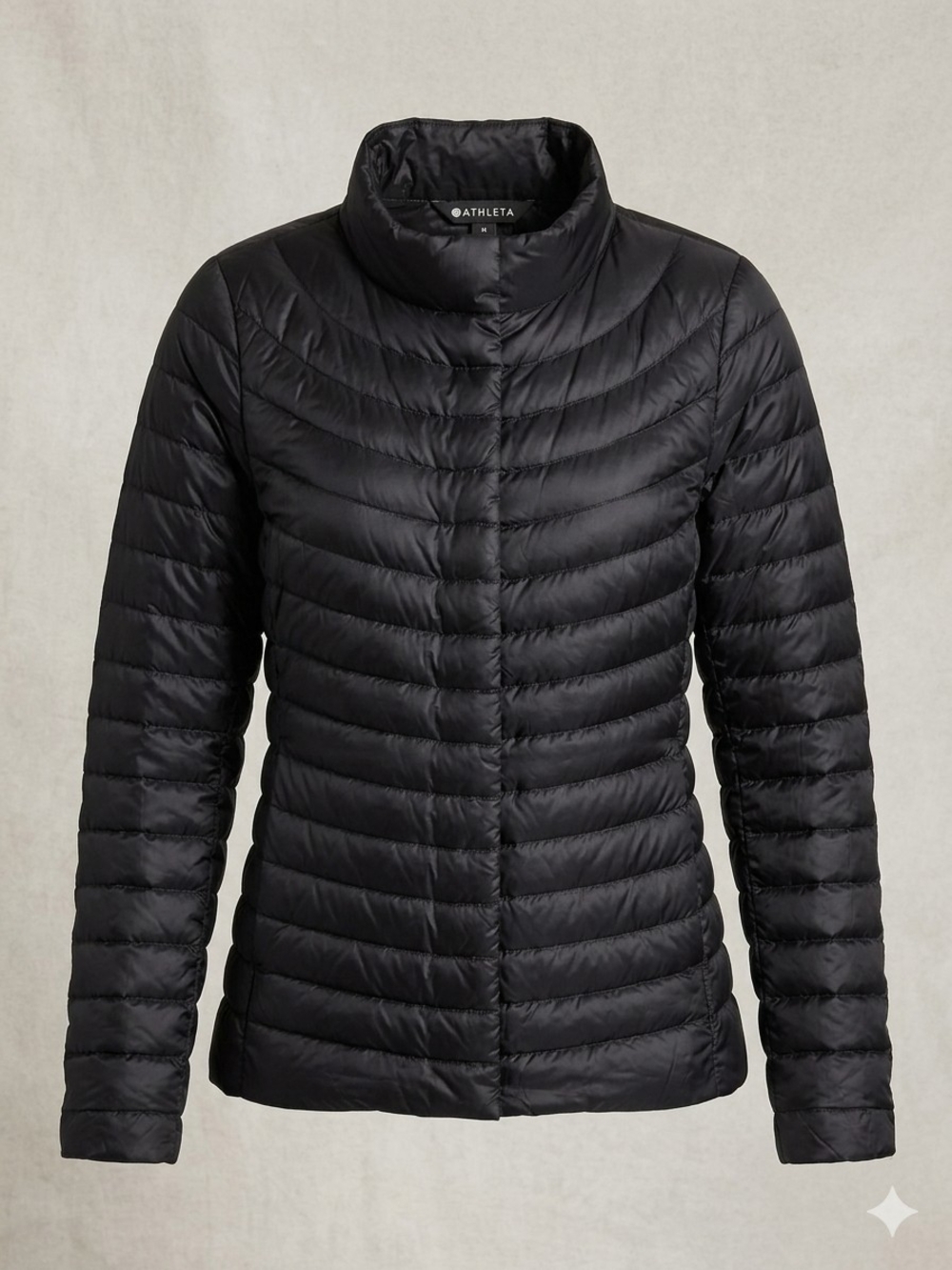 Athleta Downkind Puffer Jacket Winter Yoga Goose Feathers